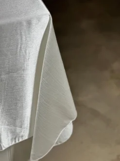 Luxury Satin Table Linen in Ivory