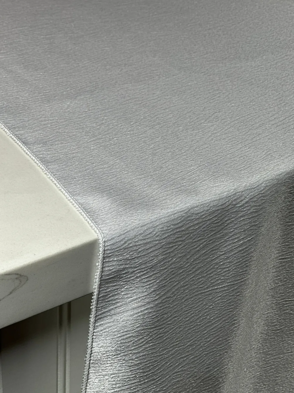 Luxury Satin Table Linen in White