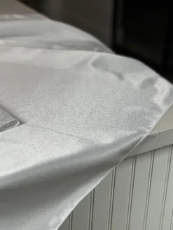 Luxury Satin Table Linen in White