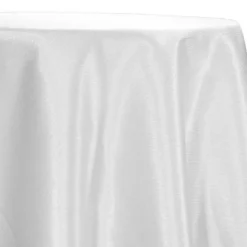 Luxury Satin Table Linen in White