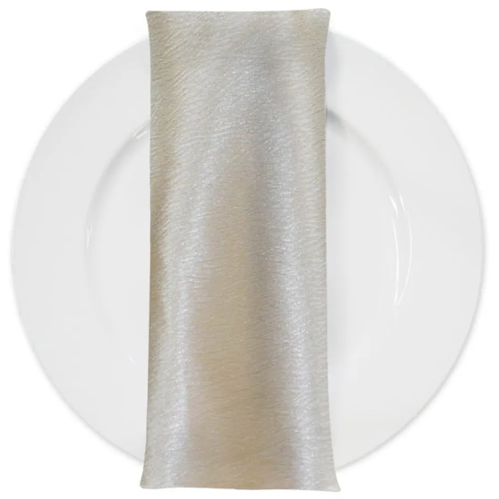 Luxury Satin Table Napkin in Champagne