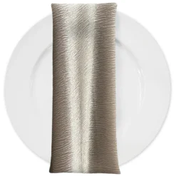 Luxury Satin Table Napkin in Greystone