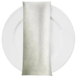 Luxury Satin Table Napkin in Ivory