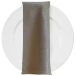 Luxury Satin Table Napkin in Taupe