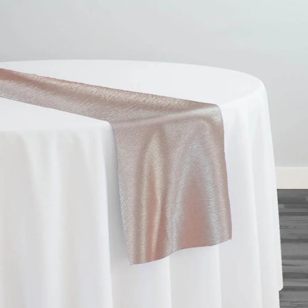 Luxury Satin Table Runner in Blush