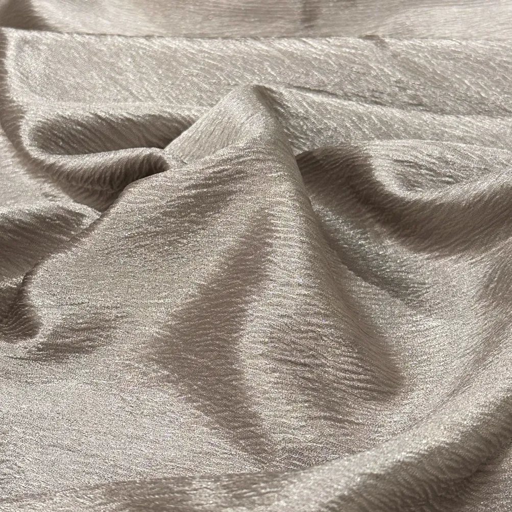 Luxury Satin Table Runner in Greystone