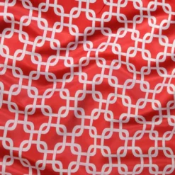 Lynx Print (Lamour) Table Linen in Red