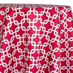 Lynx Print (Lamour) Table Linen in Fuchsia