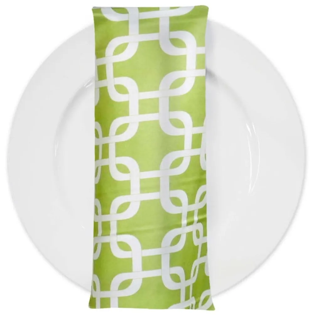 Lynx Print (Lamour) Table Napkin in Avocado