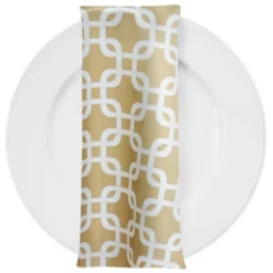 Lynx Print (Lamour) Table Napkin in Khaki