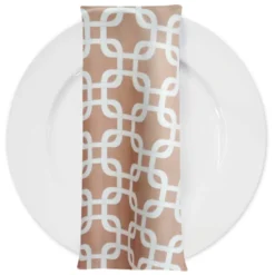 Lynx Print (Lamour) Table Napkin in Taupe