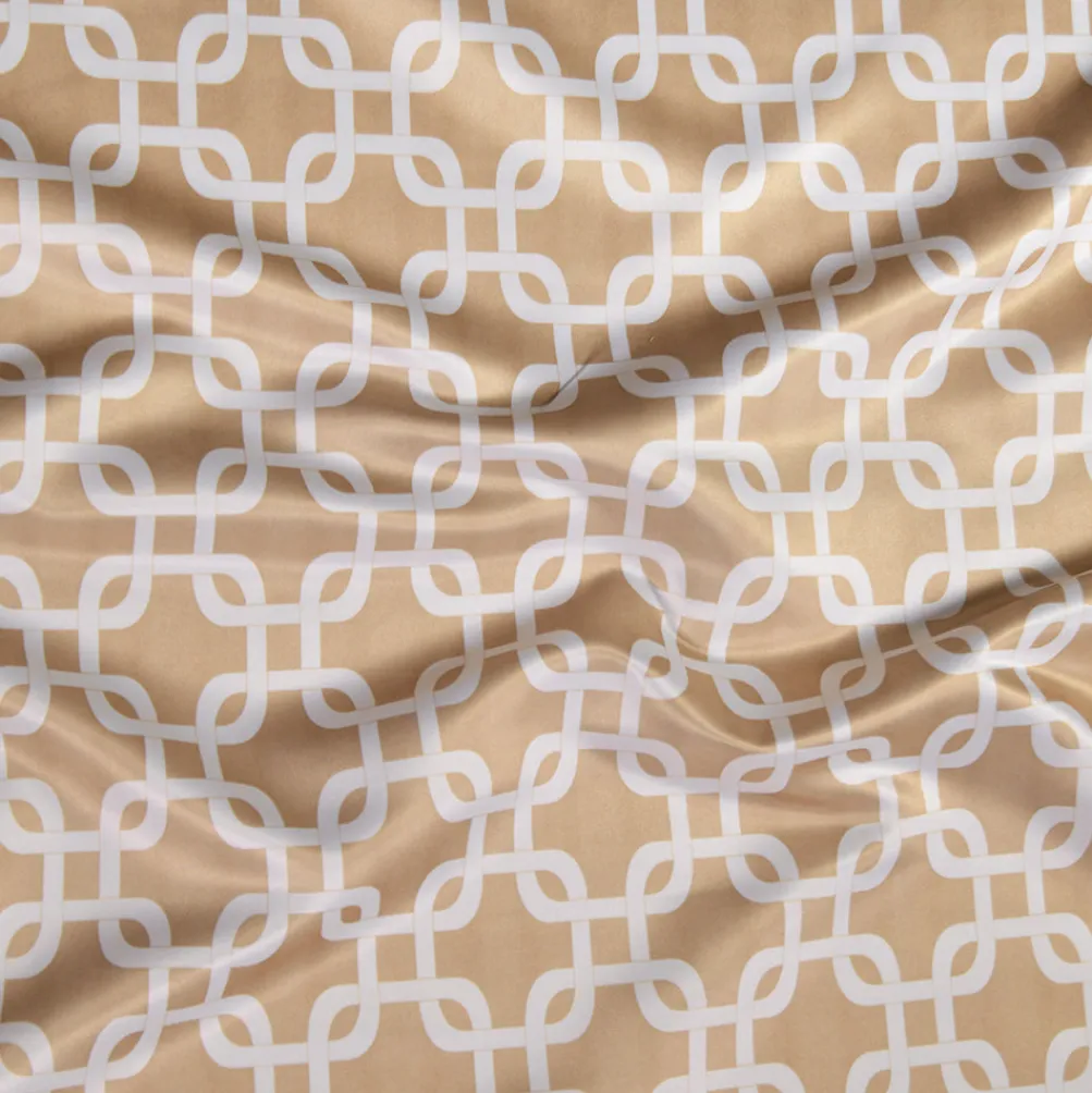 Lynx Print (Lamour) Table Runner in Khaki