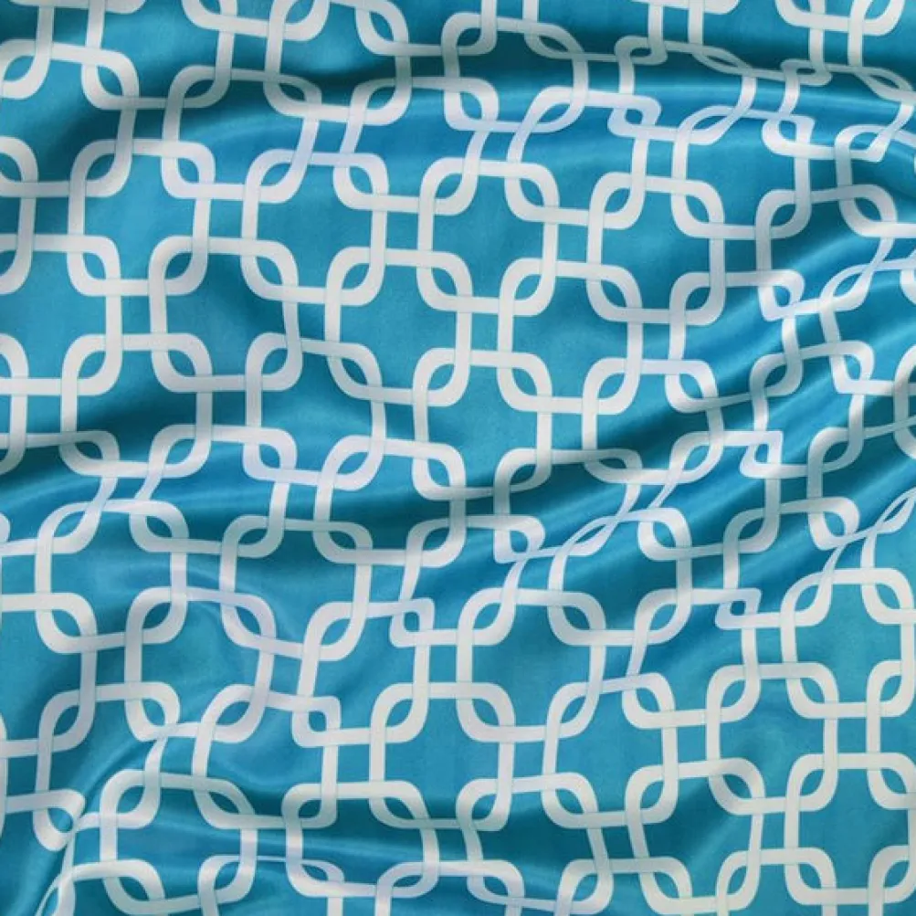 Lynx Print (Lamour) Table Runner in Jade