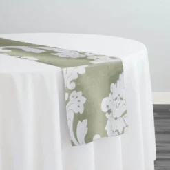 Madison Jacquard (Reversible) Table Runner in Kiwi