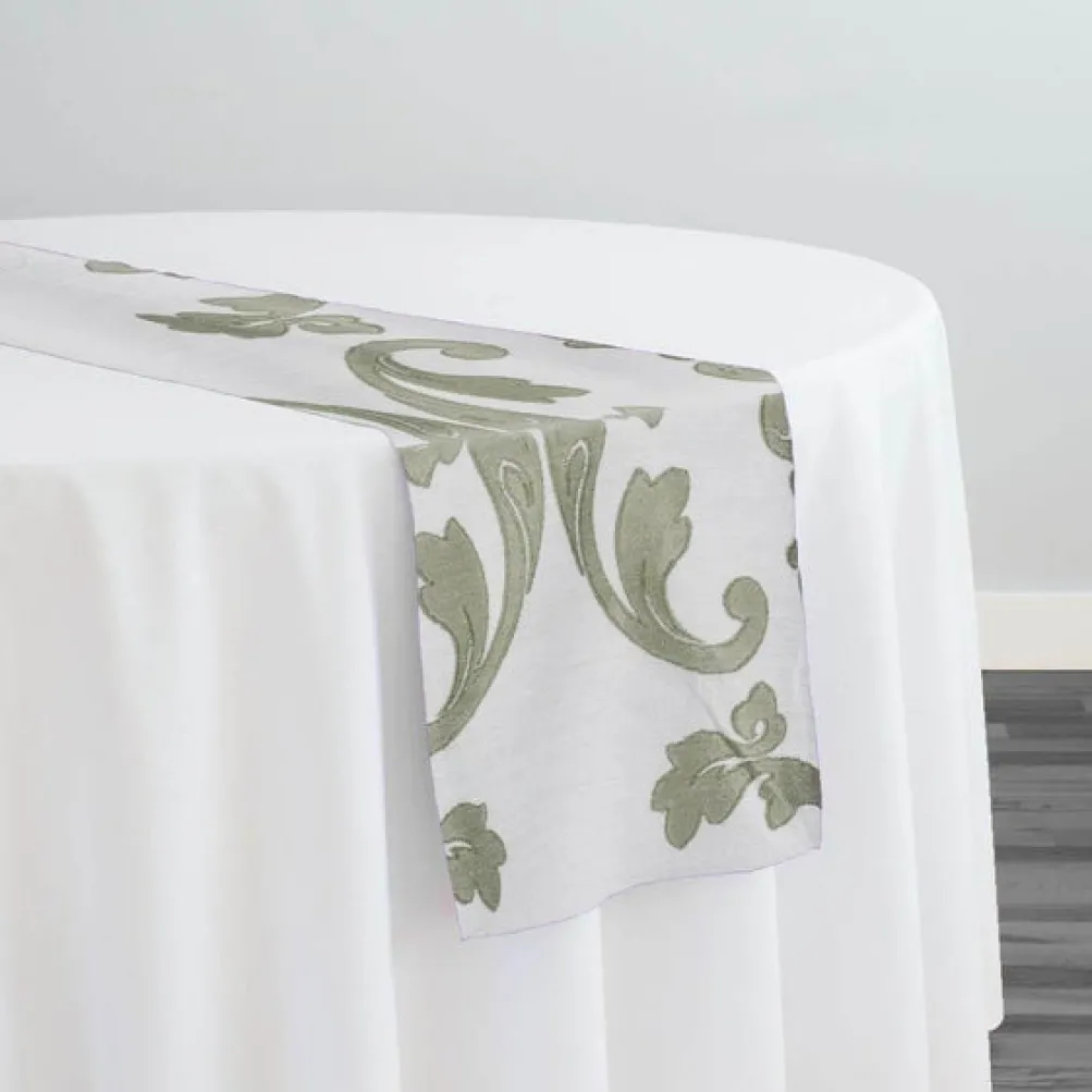 Madison Jacquard (Reversible) Table Runner in Kiwi