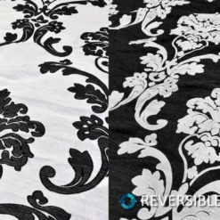 Madison Jacquard (Reversible) Table Runner in Black