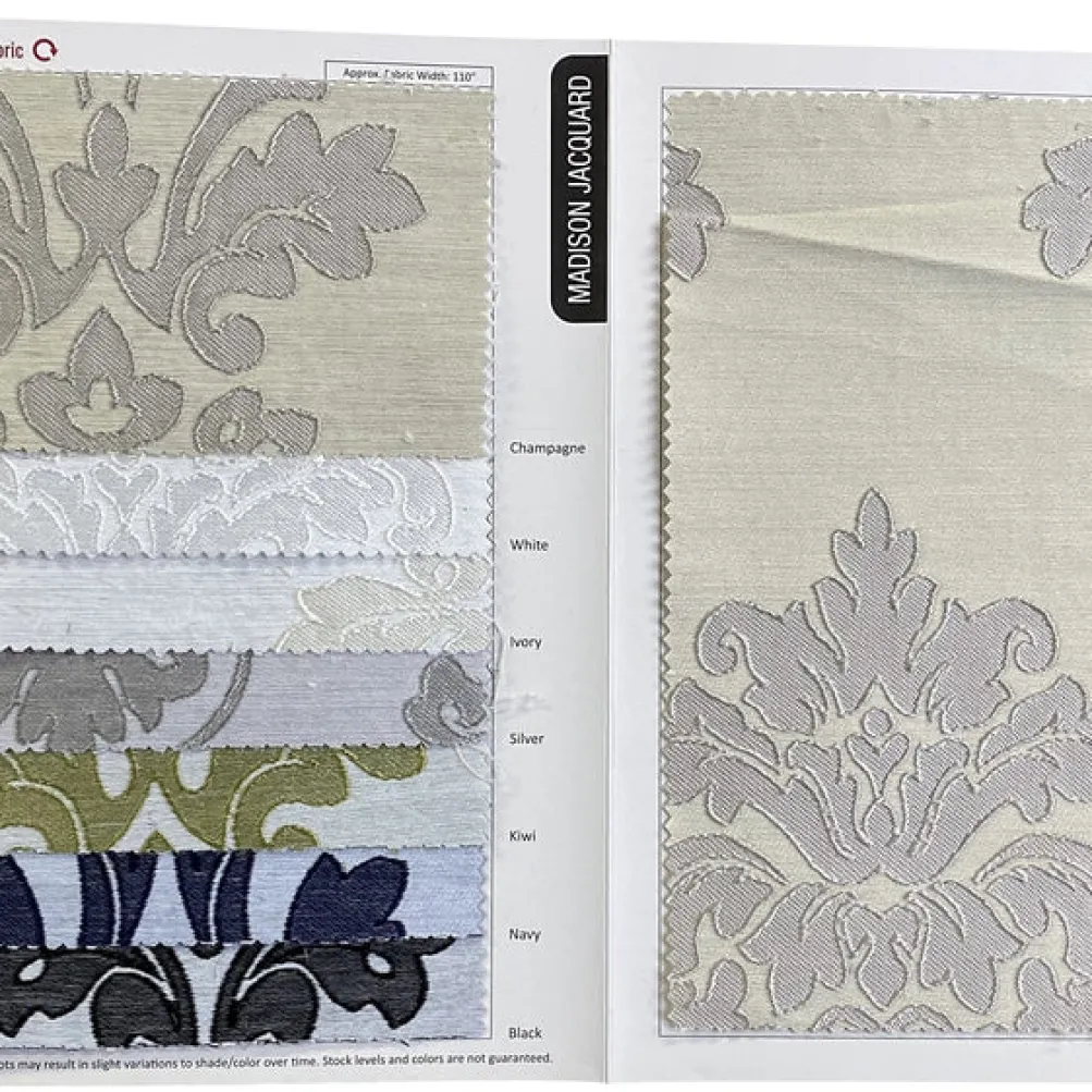 Madison Jacquard (Reversible) Table Linen in White