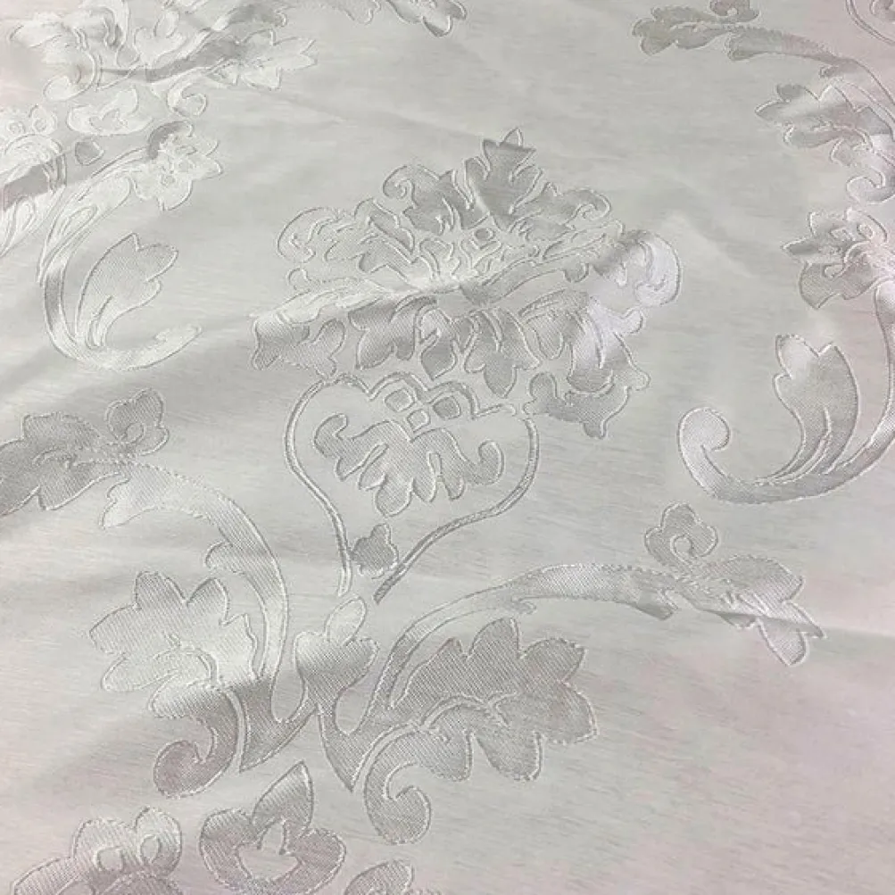 Madison Jacquard (Reversible) Table Linen in White