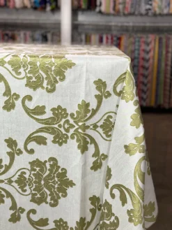 Madison Jacquard (Reversible) Table Linen in Kiwi