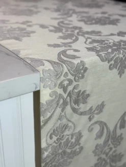 Madison Jacquard (Reversible) Table Linen in Champagne