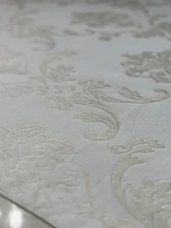 Madison Jacquard (Reversible) Table Linen in Champagne