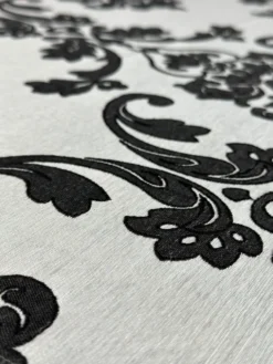 Madison Jacquard (Reversible) Table Linen in Black