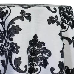 Madison Jacquard (Reversible) Table Linen in Black
