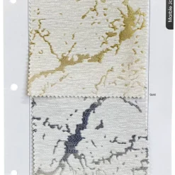 Marble Jacquard Table Linen in Silver