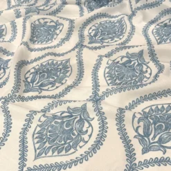 Mayfair (Slub Print) Table Linen in Copen Perry