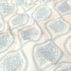 Mayfair (Slub Print) Table Linen in Lt Blue