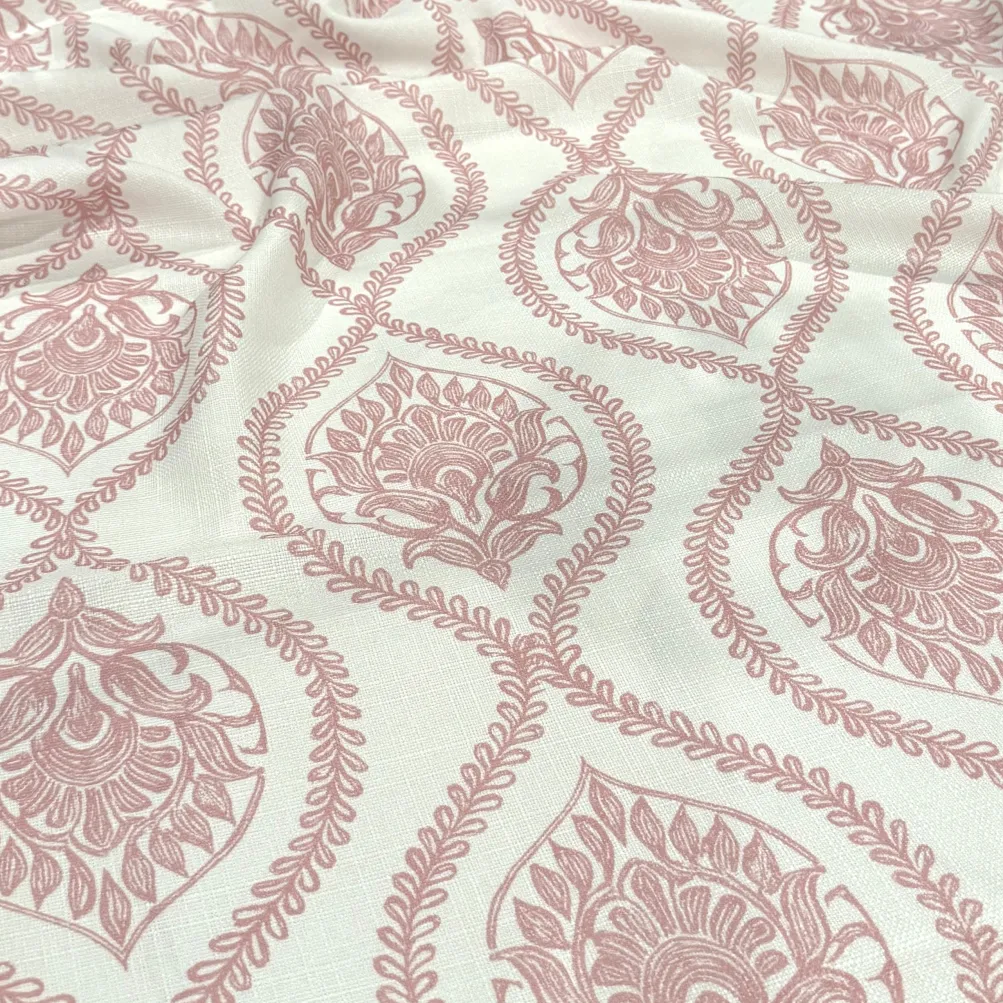 Mayfair (Slub Print) Table Napkin in Dusty Rose