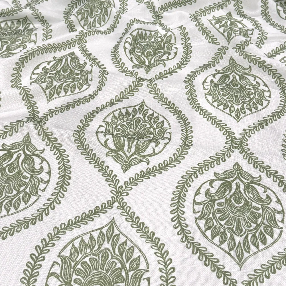 Mayfair (Slub Print) Table Napkin in Sage