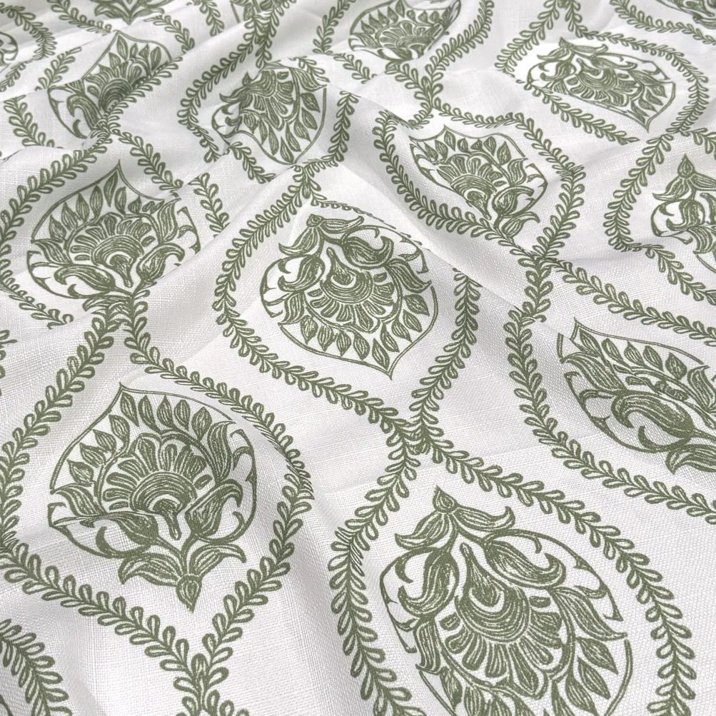 Mayfair (Slub Print) Table Napkin in Sage
