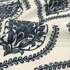 Mayfair (Slub Print) Table Runner in Navy
