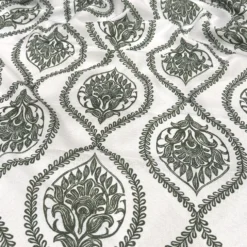 Mayfair (Slub Print) Table Runner in Willow Green