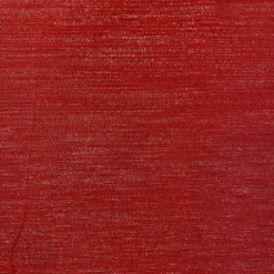 Metallic Burlap Table Linen in Red/Silver