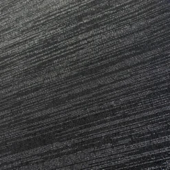 Metallic Burlap Table Linen in Black/Silver