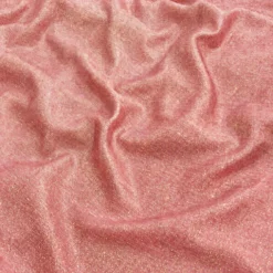 Metallic Burlap Table Napkins in Pink/Gold