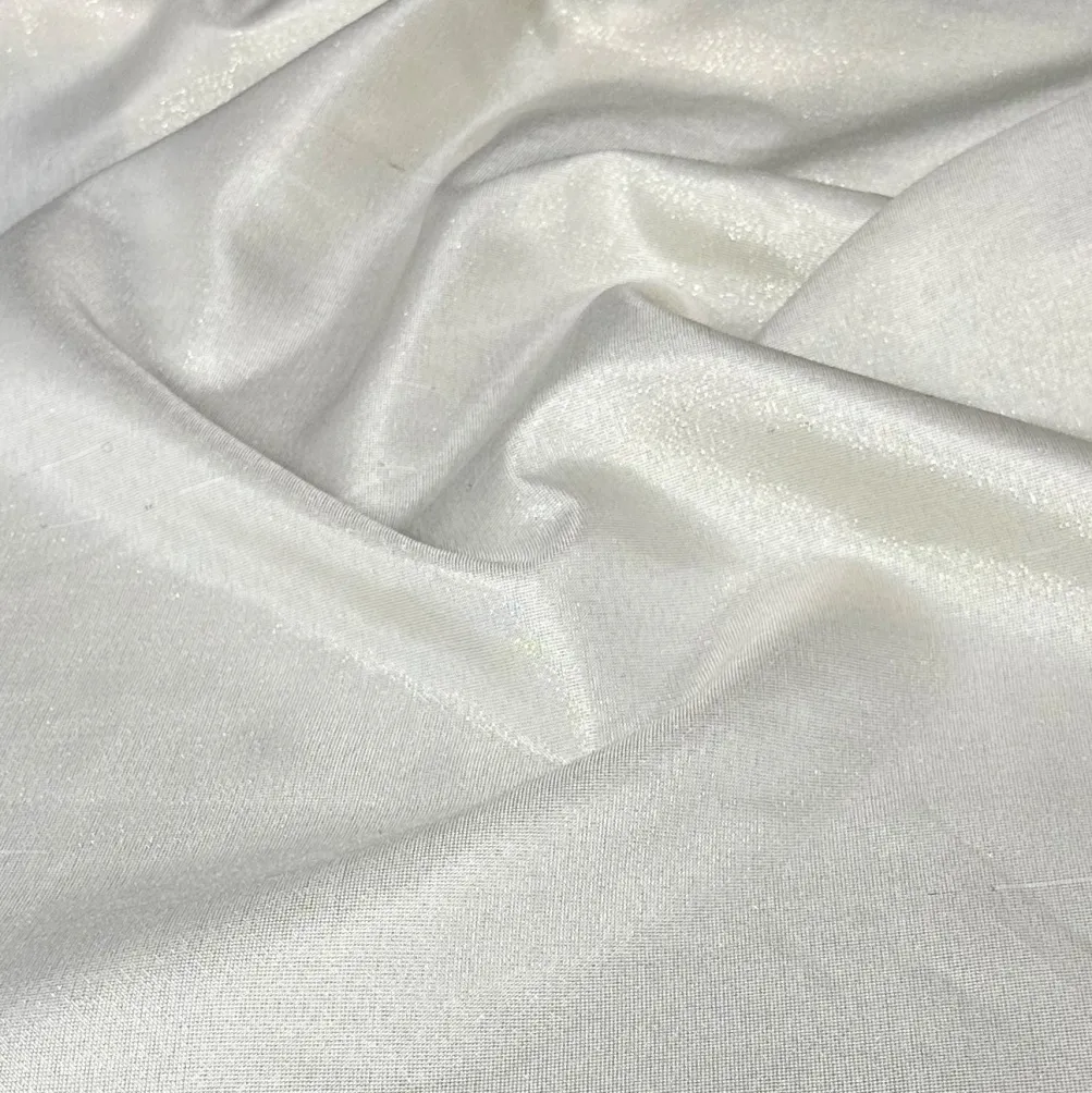 Metallic Burlap Table Napkins in Ivory/Gold