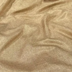 Metallic Burlap Table Runner in Khaki/Gold