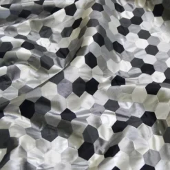 Metro Jacquard (Reversible) Table Runner in Charcoal