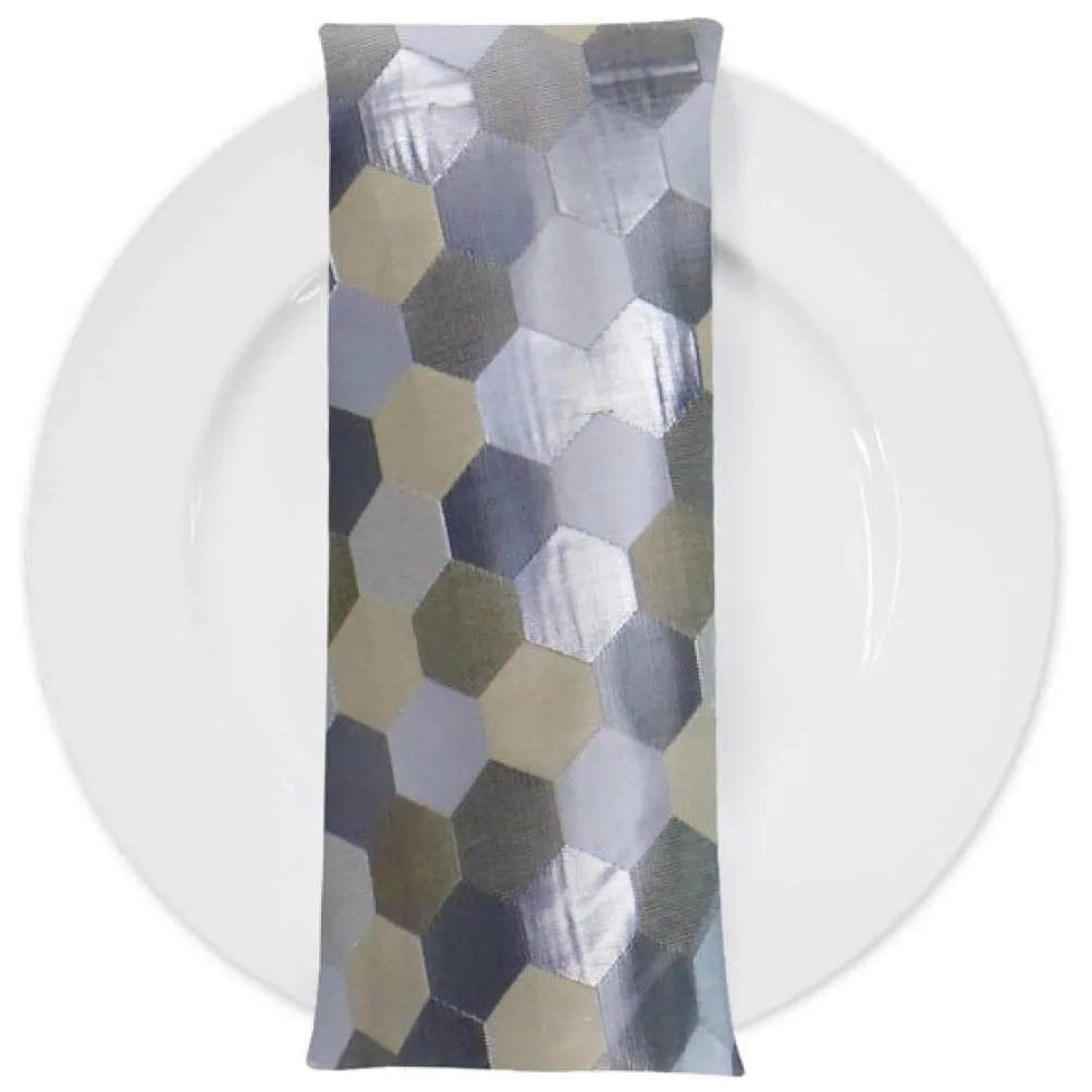 Metro Jacquard (Reversible) Table Napkin in Khaki