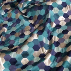 Metro Jacquard (Reversible) Table Linen in Blue
