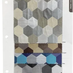 Metro Jacquard (Reversible) Table Linen in Blue