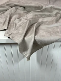 Microfiber Suede Table Linen in Lt Grey