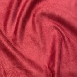 Microfiber Suede Table Linen in Red
