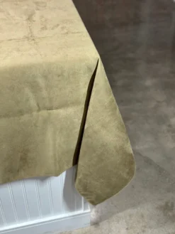 Microfiber Suede Table Linen in Camel