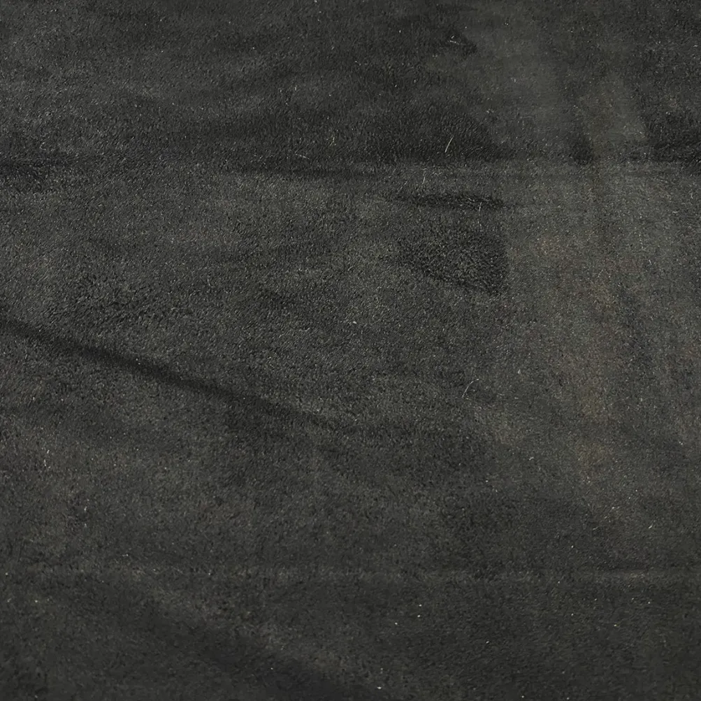 Microfiber Suede Table Linen in Black