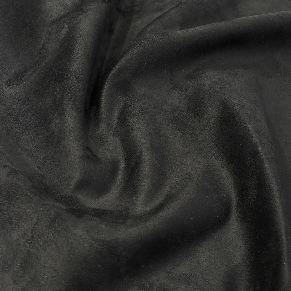 Microfiber Suede Table Napkin in Black