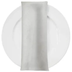 Microfiber Suede Table Napkin in Ivory